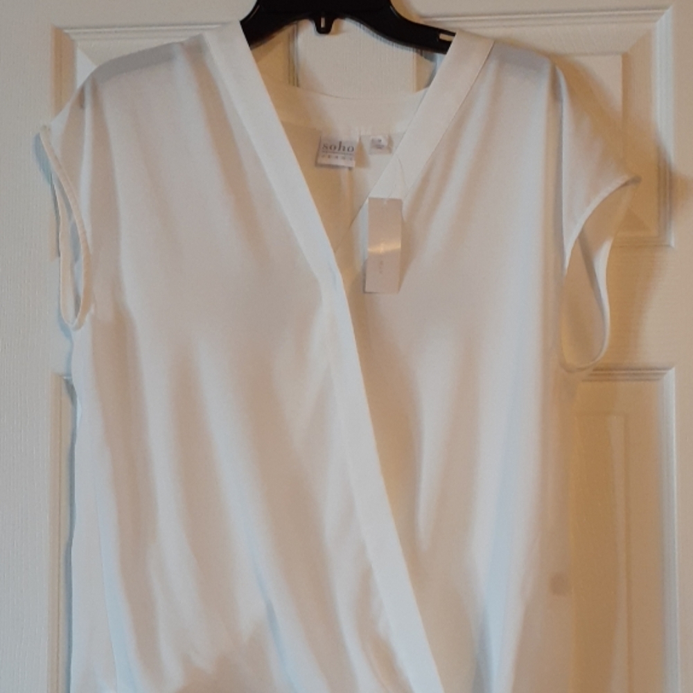 White womans blouse